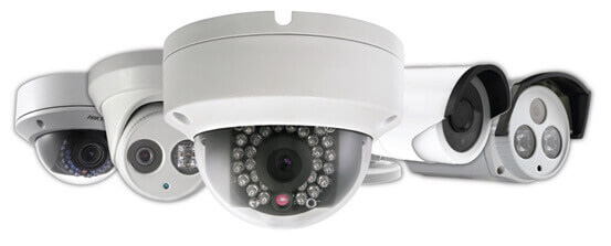 CCTV video surveillance cameras for storage unit security