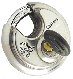 High Security disc lock for secure self storage